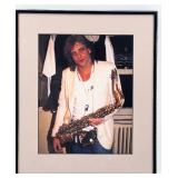 Collection of 8 Framed Concert Photography Prints Featuring Iconic Musicians By JIMMY STEINFELDT