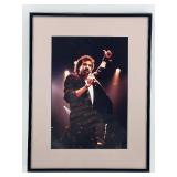 Collection of 8 Framed Concert Photography Prints Featuring Iconic Musicians By JIMMY STEINFELDT