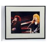 Collection of 8 Framed Concert Photography Prints Featuring Iconic Musicians By JIMMY STEINFELDT