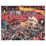Framed 3D Holographic Rolling Stone 1000th Issue Print