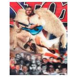 Framed 3D Holographic Rolling Stone 1000th Issue Print