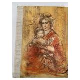 Set of 2 Hibel Lithographs Art Books - Revised and First Edition