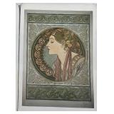 Collection of 6 Alfons Mucha Art Nouveau Posters