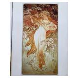 Collection of 6 Alfons Mucha Art Nouveau Posters