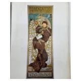 Collection of 6 Alfons Mucha Art Nouveau Posters
