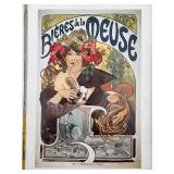 Collection of 6 Alfons Mucha Art Nouveau Posters