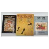 Set of 3 Art Books: Posters of the Belle Epoque Collection
