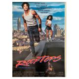 Vintage 1989 Rooftops Movie Poster