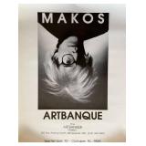1988 Christopher Makos ARTBANQUE Exhibition Poster - Andy Warhol #1