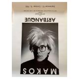 1988 Makos Artbanque Gallery Exhibition Poster - Andy Warhol #4