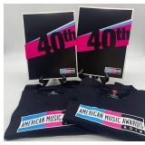 Set of 2 American Music Awards 2012 T-Shirts and Memorabilia