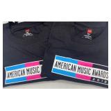 Set of 2 American Music Awards 2012 T-Shirts and Memorabilia