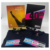 Set of 2 American Music Awards 2012 T-Shirts and Memorabilia