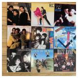 Collection of 9 Vinyl Records Featuring Various Artists including Gap Band