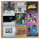 Collection of 9 Vintage Jazz Vinyl Records Featuring Herbie Hancock and Ramsey Lewis
