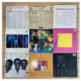 Collection of 9 Vintage Jazz Vinyl Records Featuring Herbie Hancock and Ramsey Lewis