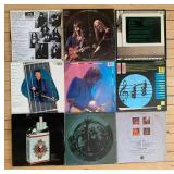 Collection of 9 Classic Rock Vinyl Records including Bachman-Turner Overdrive