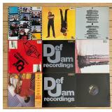 Collection of 9 Def Jam Records Vinyl Albums