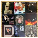 Set of 9 Classic Vinyl Records including Sting, Bonnie Tyler, and Richard Marx