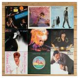 Collection of 9 Vinyl Records Featuring Various Artists including Barbara Mandrell