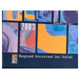 Framed Haugesund International Jazz Festival Poster 2003