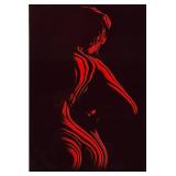 Resting Back Artwork by Marquis X - Signed Aluminum Print