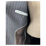 Marc Ecko Cut & Sew Embroidered Skull Pattern Blazer - Mens XL