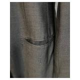 Ellen Tracy Gray Long Blazer with Button Closure - Size 2