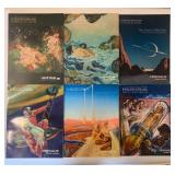 Collection of 6 Heritage Auctions Art Catalogs Featuring Sci-Fi and Fantasy Art