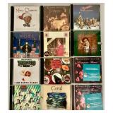 Collection of 12 Christmas Music CDs Featuring Various Artists