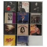 Collection of 11 Classic Rock CDs Featuring Various Artists including James Taylor