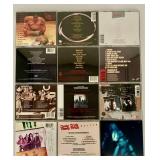 Collection of 12 Rock Music CDs Featuring Iconic Bands including Aerosmith