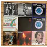 Collection of 9 Vinyl Records Featuring Various Artists including Let