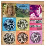 Collection of 9 Vintage Record Albums including The Beach Boys