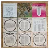 Collection of 9 Vintage Record Albums including The Beach Boys