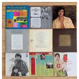 Collection of 9 Vintage Vinyl Records Featuring Iconic Artists including the Carpenters