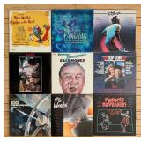 Collection of 9 Movie Soundtrack Vinyl Records including Top Gun