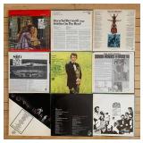 Collection of 9 Vintage Vinyl Records including West Side Story