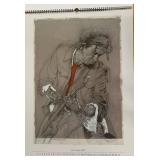 2007 S. Kruger Illustrated Celebrity Calendar