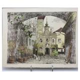 Hand-Colored Original Etching by Hemmer