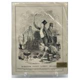 Collection of 5 Vintage Illustrated Prints