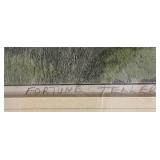 Antique 1888 Signed Print 