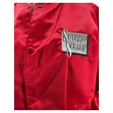 Vintage Chalk Line Disney Mickey Mouse Red Satin Jacket XL - Silver Screen Partners III