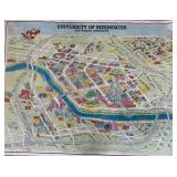 Vintage University of Minnesota Campus Map
