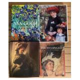 Collection of Renaissance and Impressionist Art Books