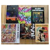 Collection of 6 Art and Design Books Featuring Pop and Psychedelic Art