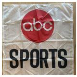 Vintage ABC Sports Banner by National Flag & Display Co. from 198o