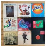 Collection of 9 Vintage Vinyl Records and Soundtracks including Sound Explosion