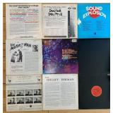Collection of 9 Vintage Vinyl Records and Soundtracks including Sound Explosion