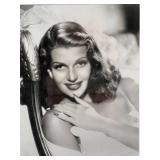 Framed Vintage Rita Hayworth Portrait Print
